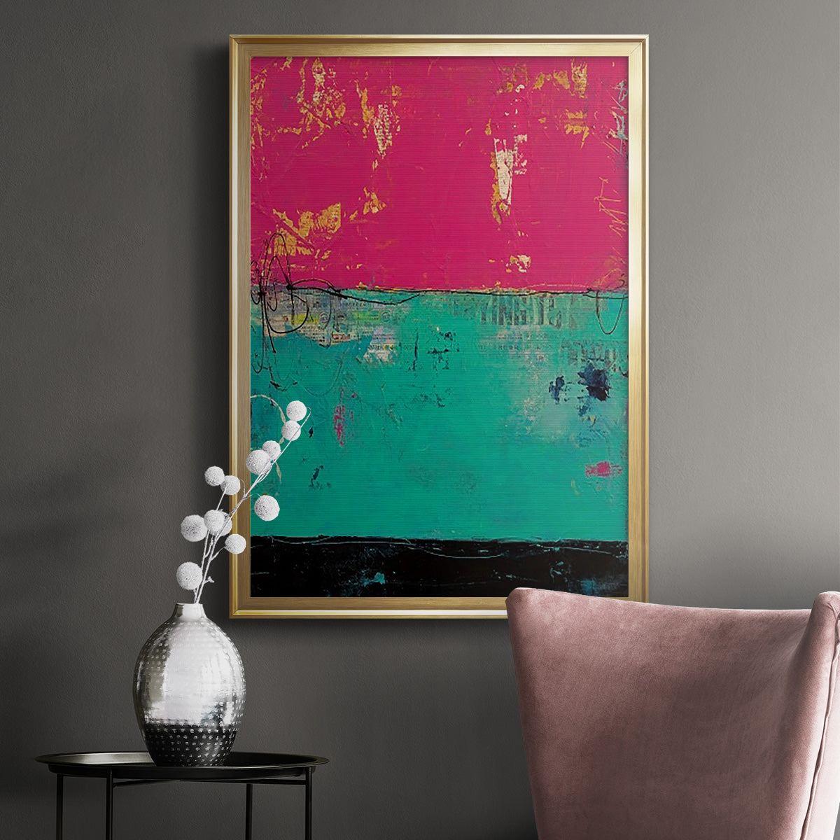 Good Mood - Modern Framed Canvas Print