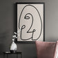 Face It II - Modern Framed Canvas Print