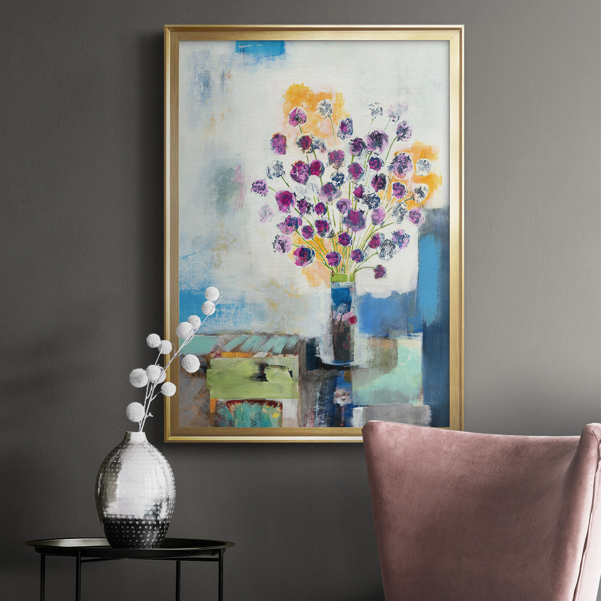 On A Quiet Day - Modern Framed Canvas Print