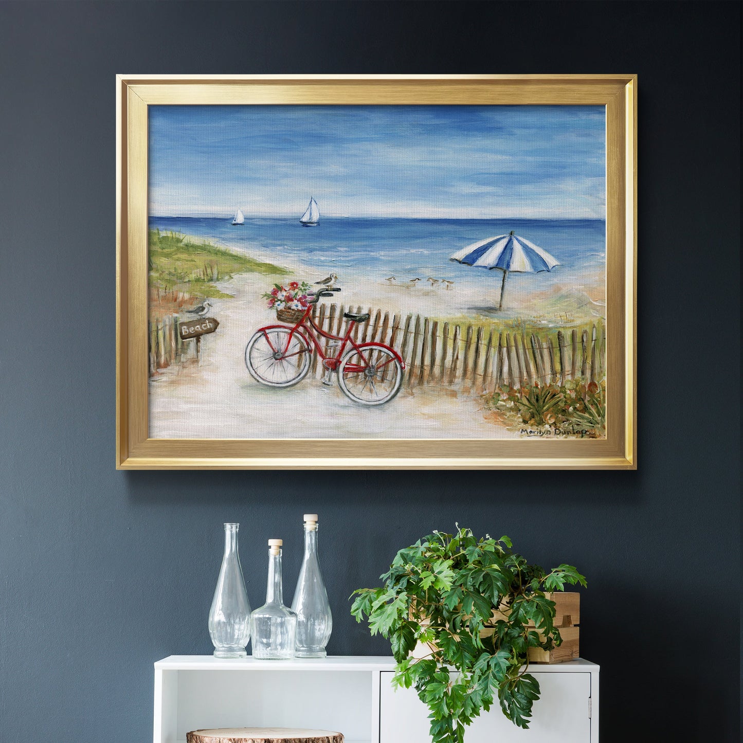 Beach Ride II Premium Classic Framed Canvas - Ready to Hang