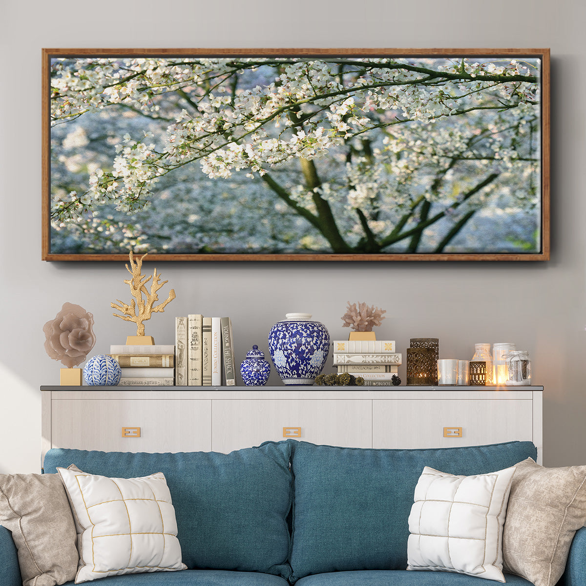In All Your Glory - Floater Framed Canvas Print