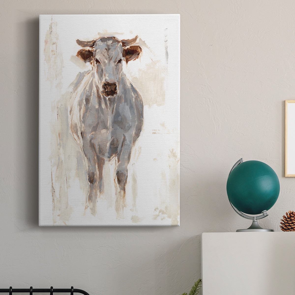 Sunlit Cows I Premium Gallery Wrapped Canvas - Ready to Hang