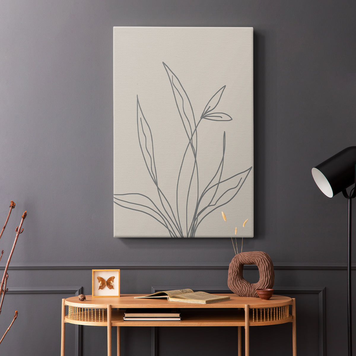 Neutral Lines II - Canvas Art Print