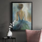 Lady in Blue -  Framed Canvas Print