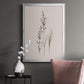 Delicate Stems I - Modern Framed Canvas Print