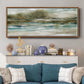 Riverbank - Floater Framed Canvas Print