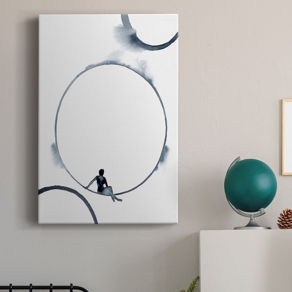 Woman in the Moon II Premium Gallery Wrapped Canvas - Ready to Hang