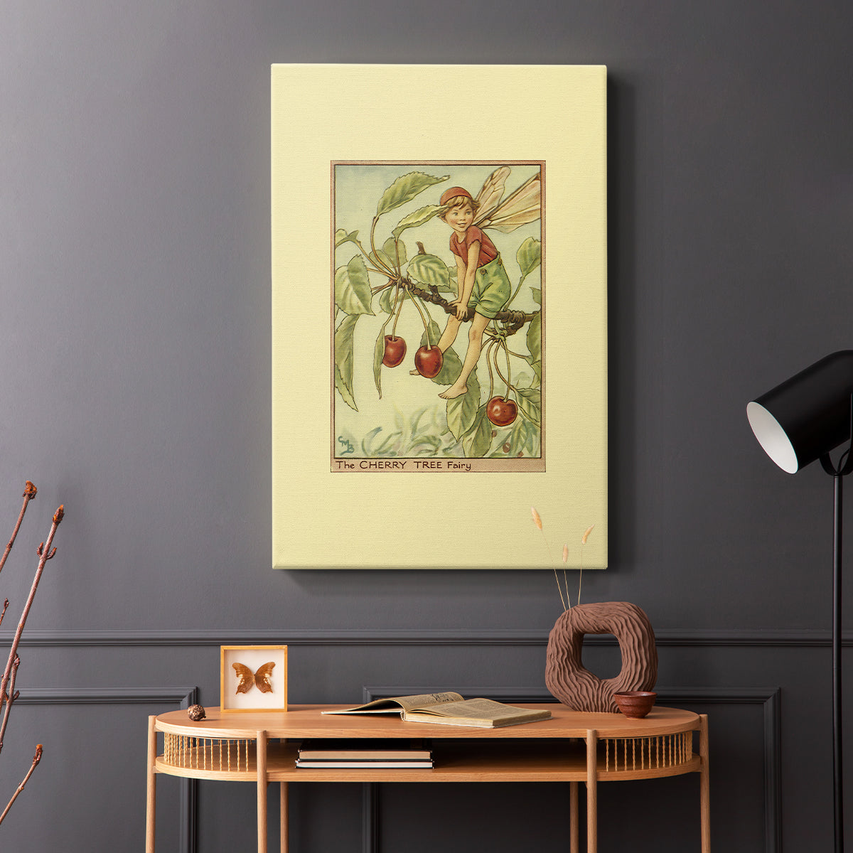 The Cherry Tree Fairy - Canvas Art Print