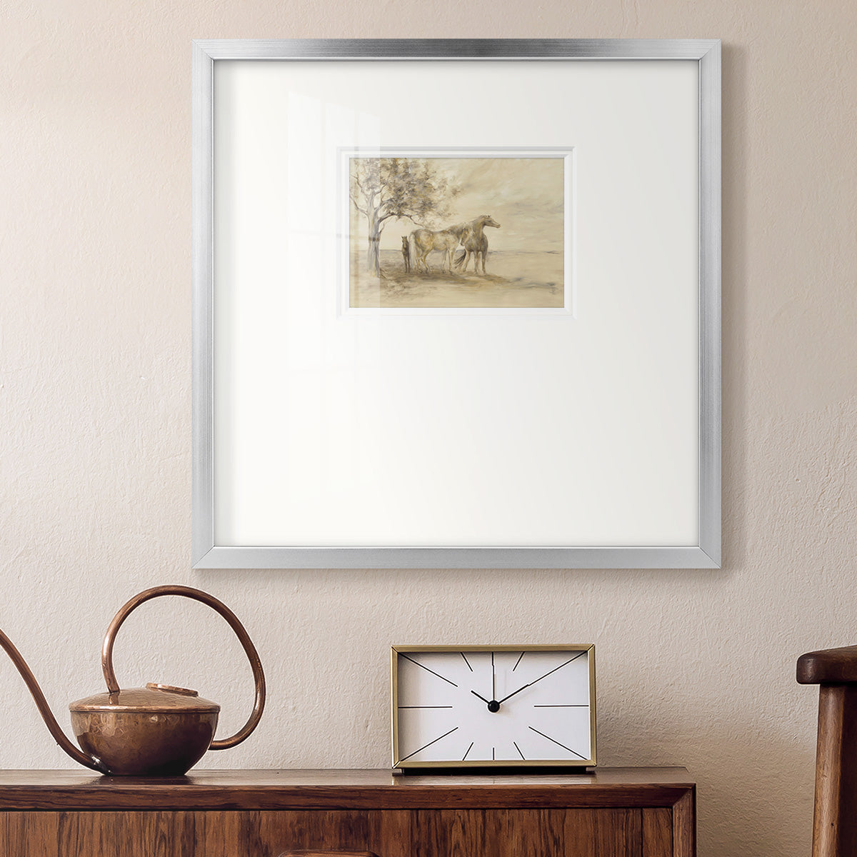 FAMILY TREE Premium Framed Print Double Matboard