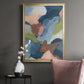 Soft Indigo Atmosphere II - Modern Framed Canvas Print