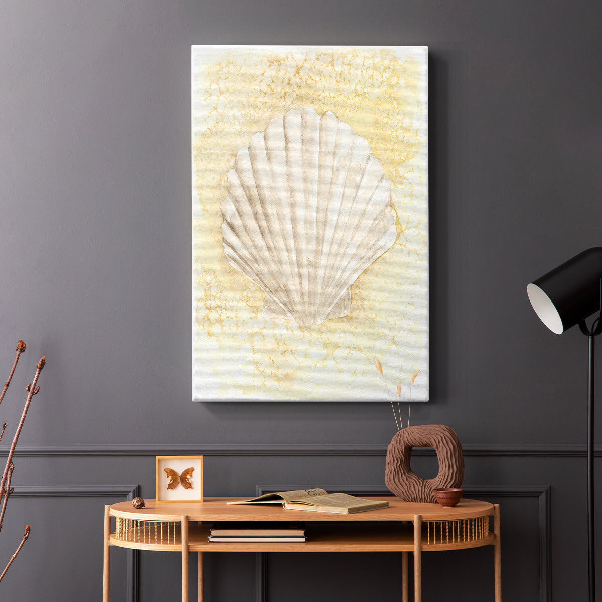 Salty Seashell II - Canvas Art Print