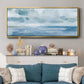 Calm Seascape I - Floater Framed Canvas Print