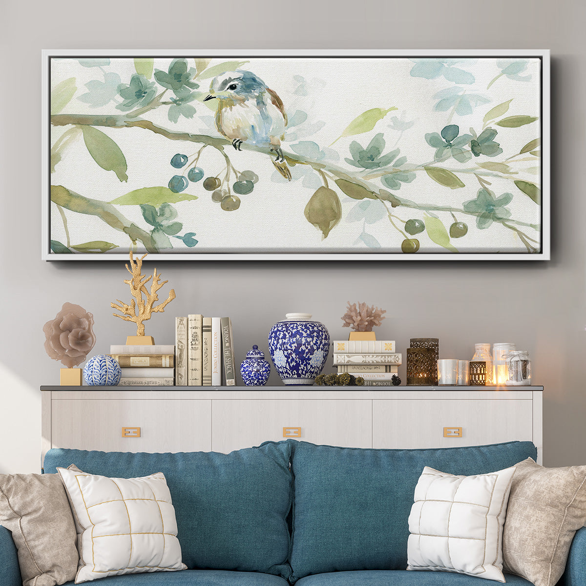 Beginning of Spring II - Floater Framed Canvas Print