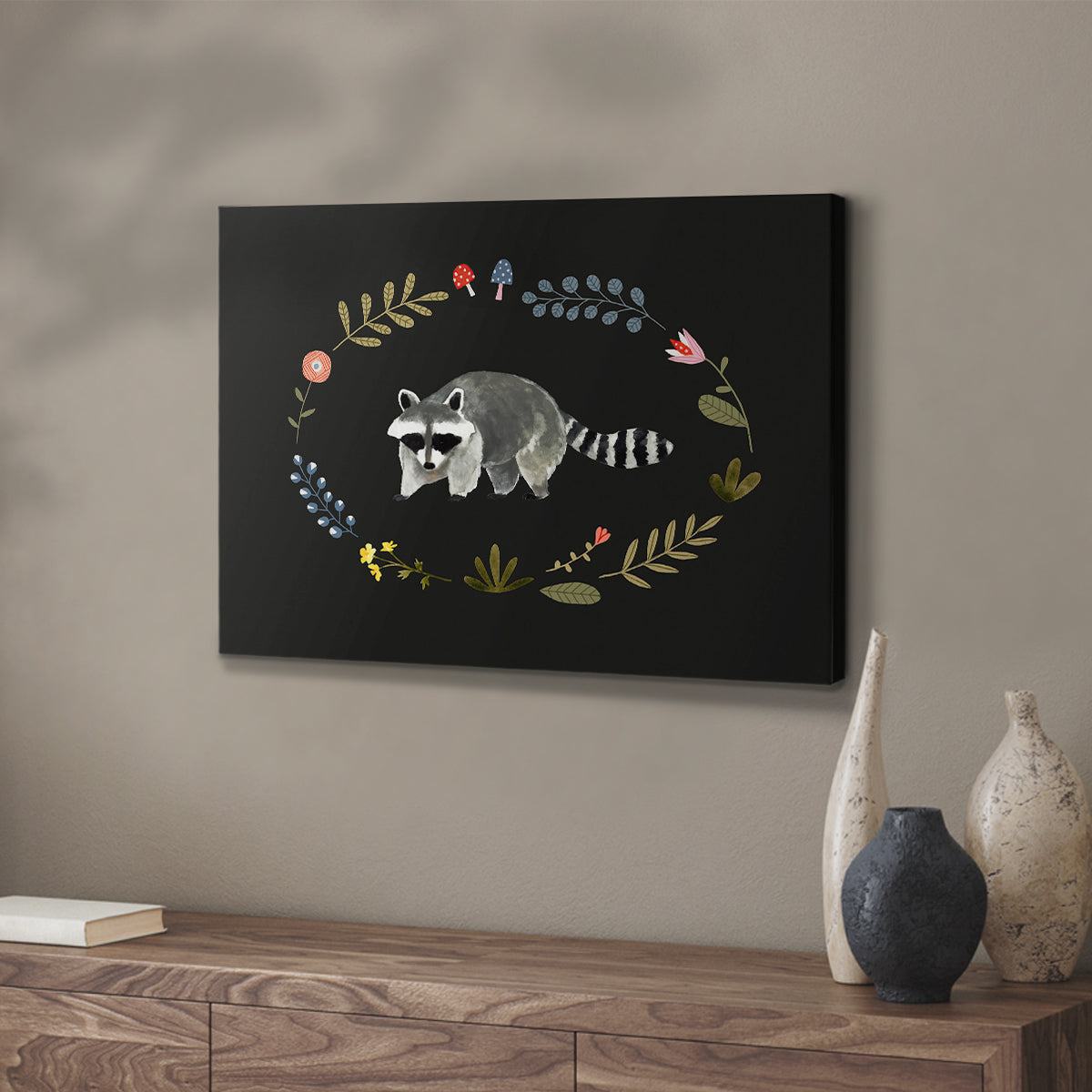 Critter & Foliage IV - Canvas Art Print