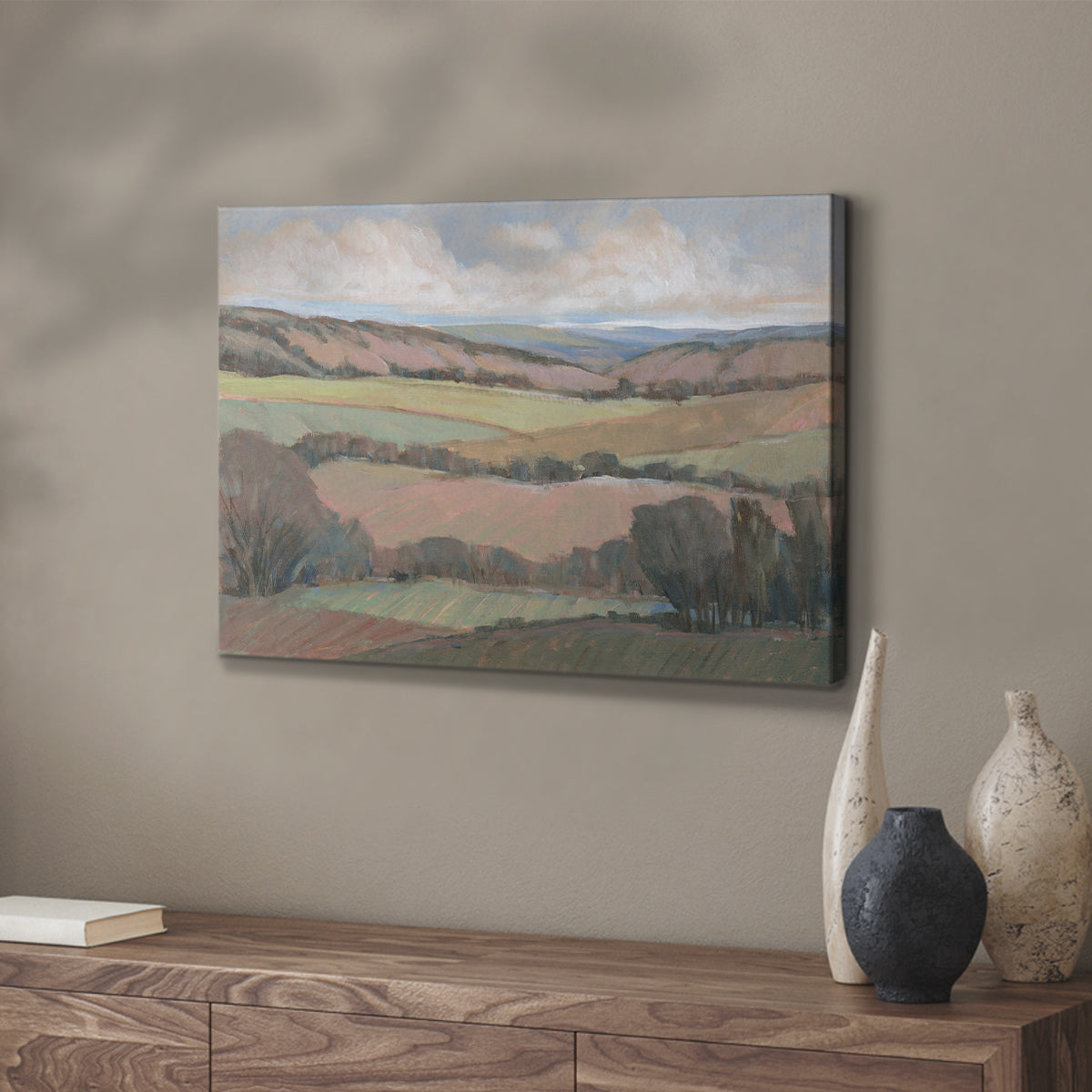 Hilly Countryside II - Canvas Art Print