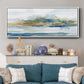 Blue Solace - Floater Framed Canvas Print