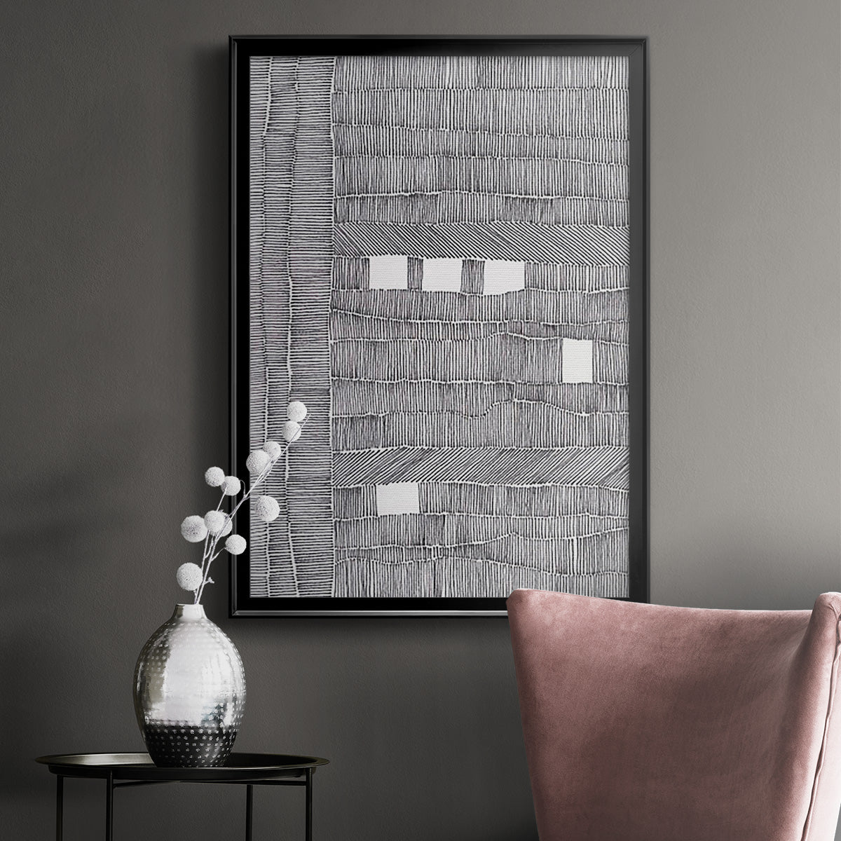 Tedious I - Modern Framed Canvas Print