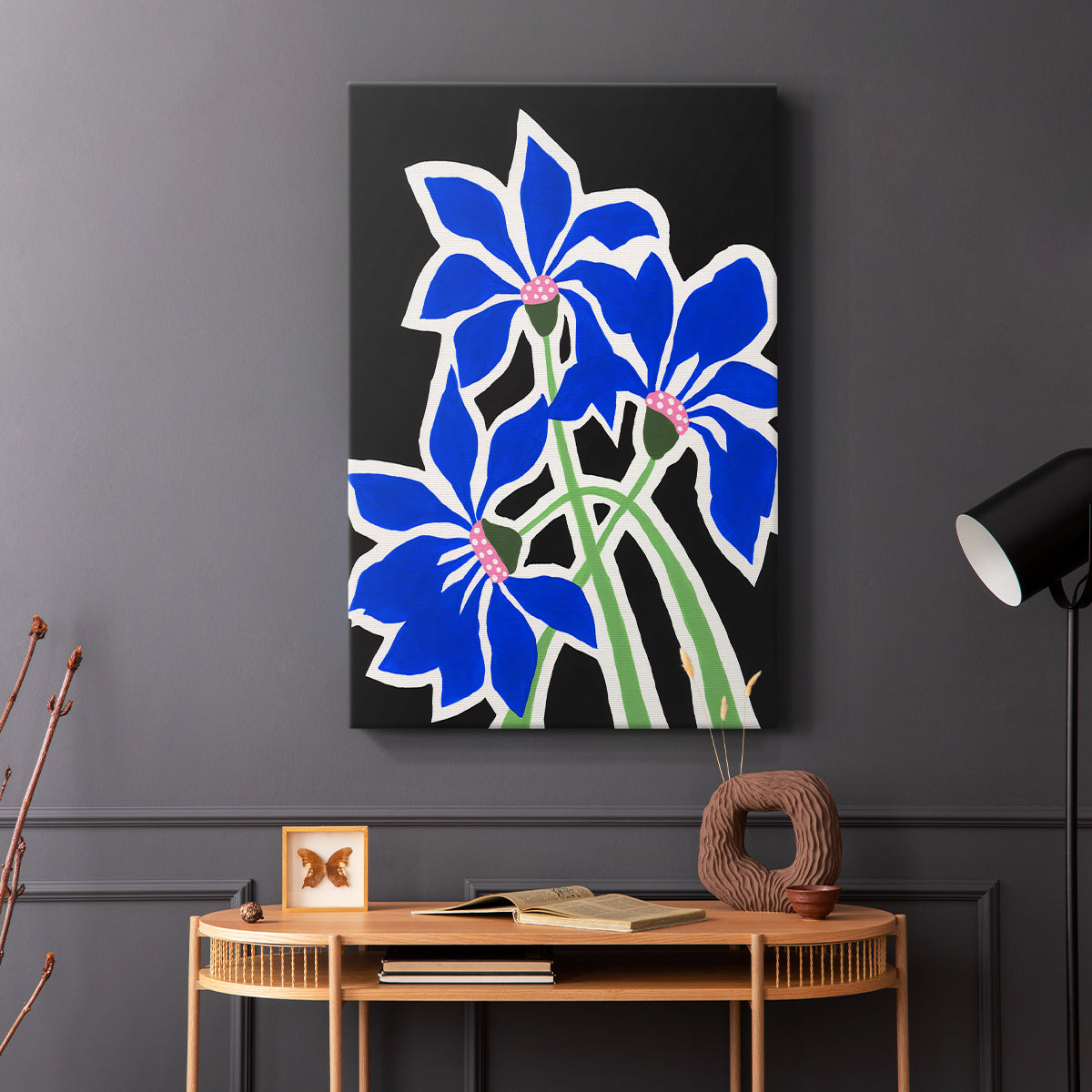 Pop Flowers IV - Canvas Art Print