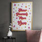 Show Yourself More Love - Modern Framed Canvas Print