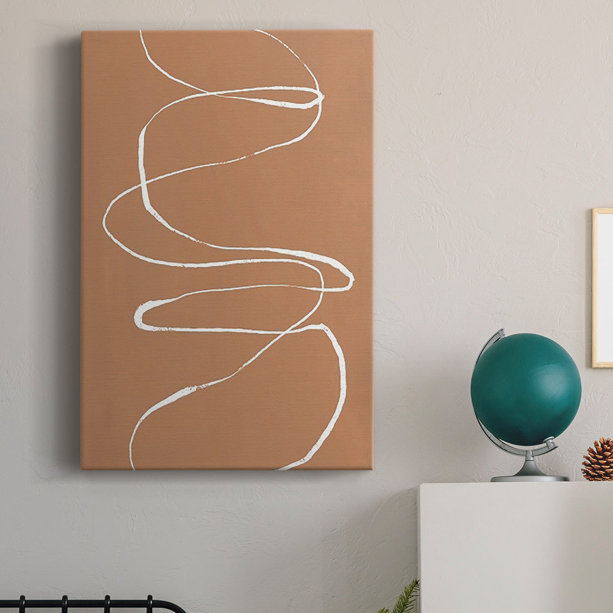 Terracotta Drift I Premium Gallery Wrapped Canvas - Ready to Hang