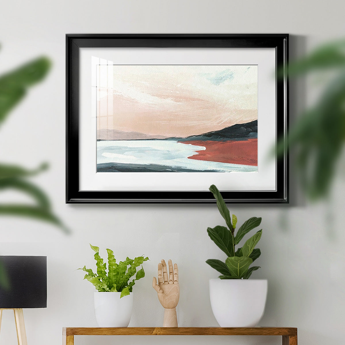 Paynes Coast II - Modern Framed Art Print