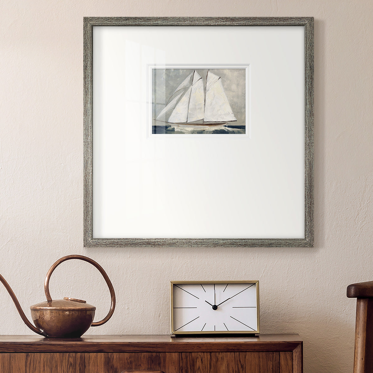 Setting Sail Premium Framed Print Double Matboard