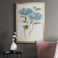 Petite Blue Hydrangea II - Modern Framed Canvas Print