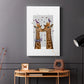 Kissing Giraffes with Birds - Canvas Art Print