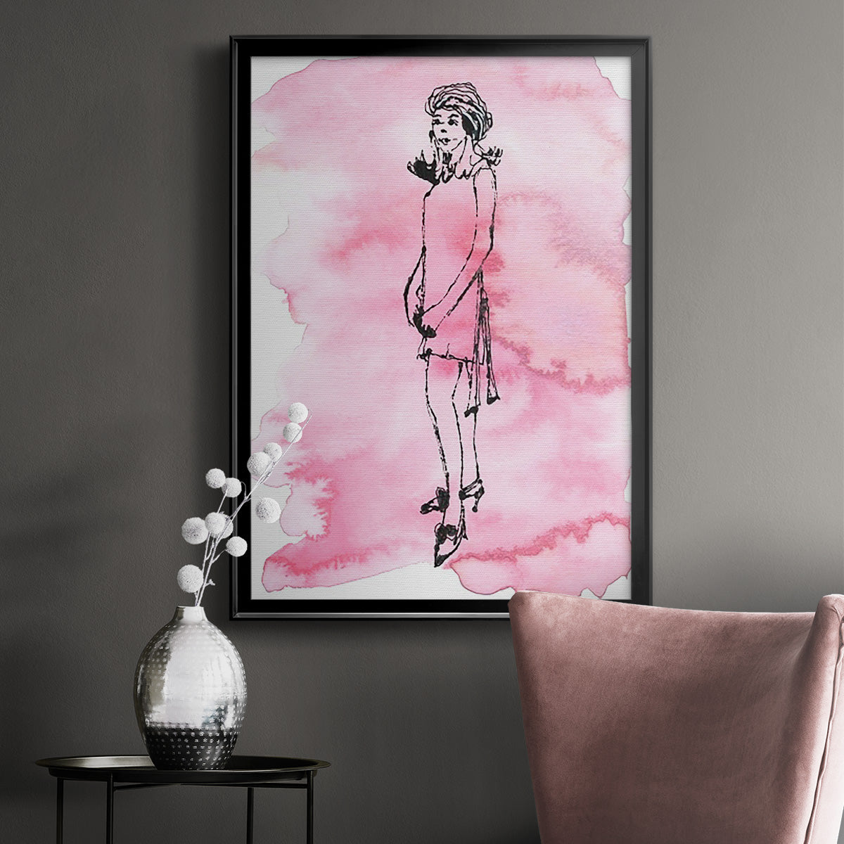 60's Fab II - Modern Framed Canvas Print