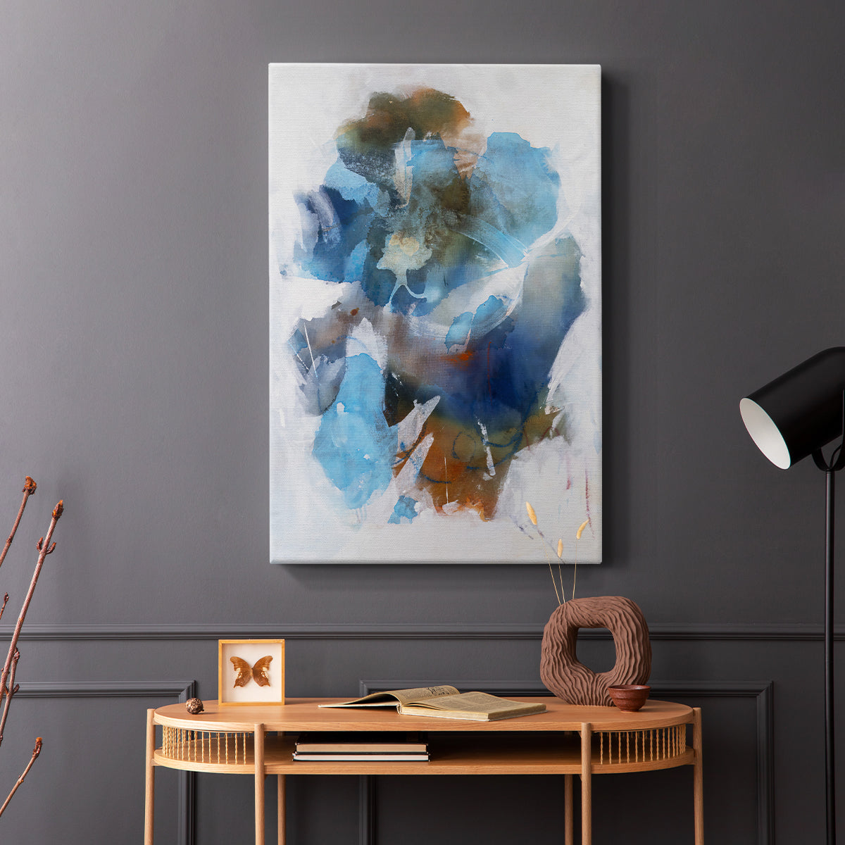 Misty Blue II - Canvas Art Print