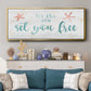 Sea Free - Floater Framed Canvas Print