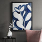 Blue Eucalyptus II - Modern Framed Canvas Print