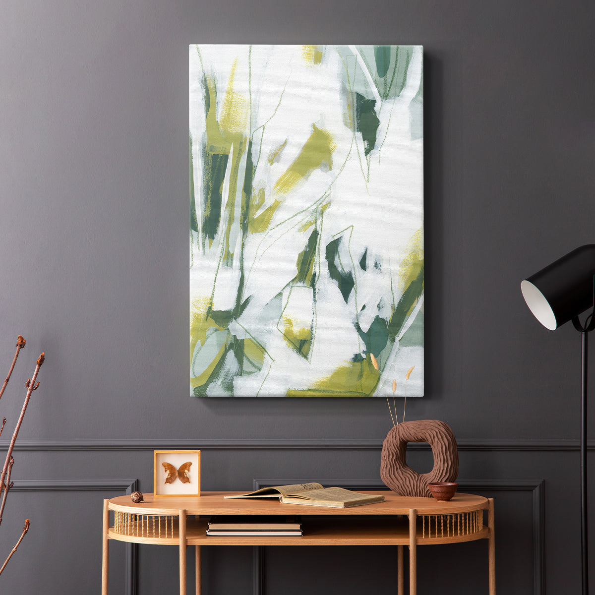 Emerald Ice IV - Canvas Art Print