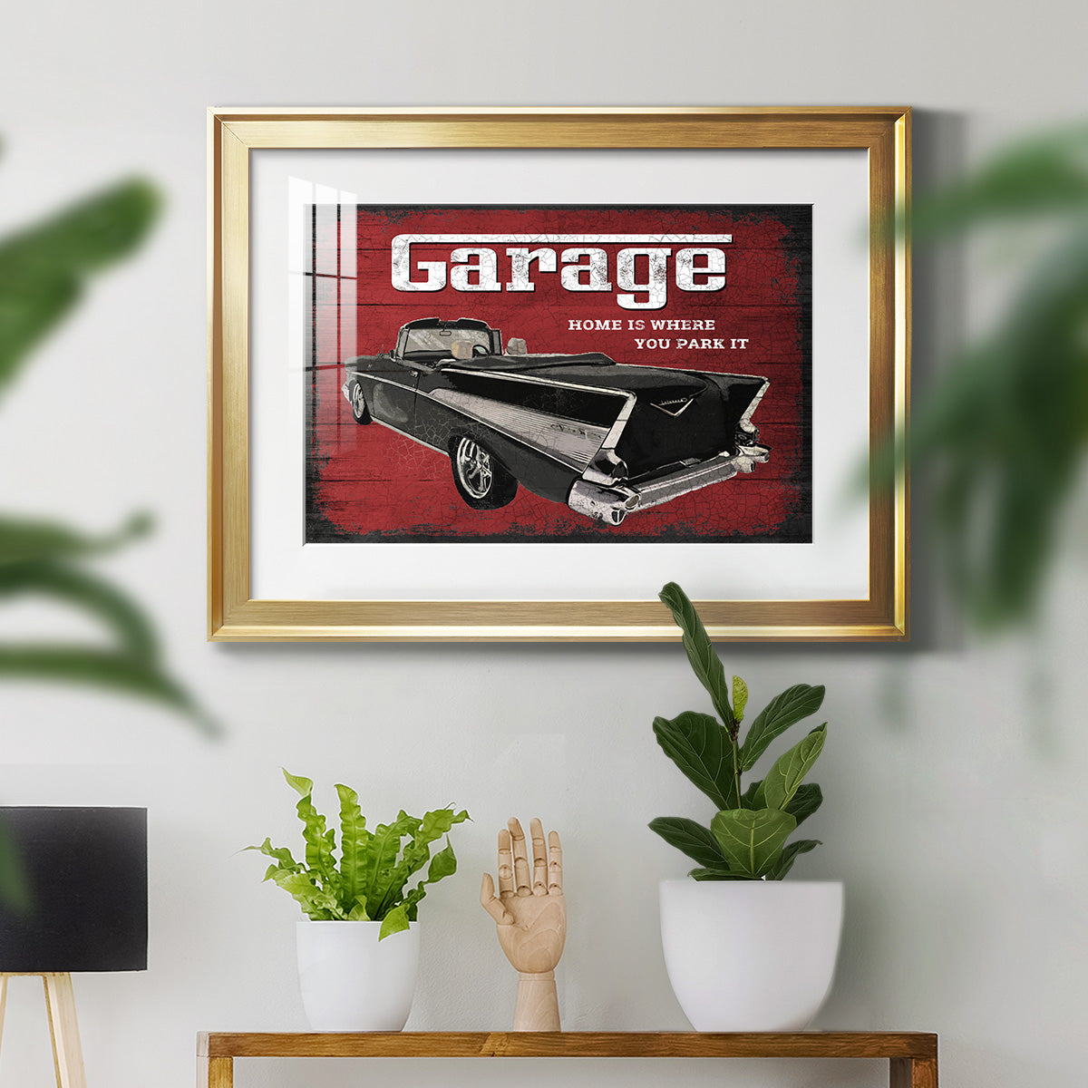 The Garage Premium Framed Print - Ready to Hang