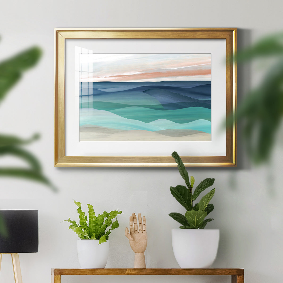 Shifting Seas Premium Framed Print - Ready to Hang