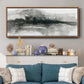 Dramatic Setting - Floater Framed Canvas Print
