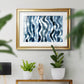 True Blue Wave II - Modern Framed Art Print