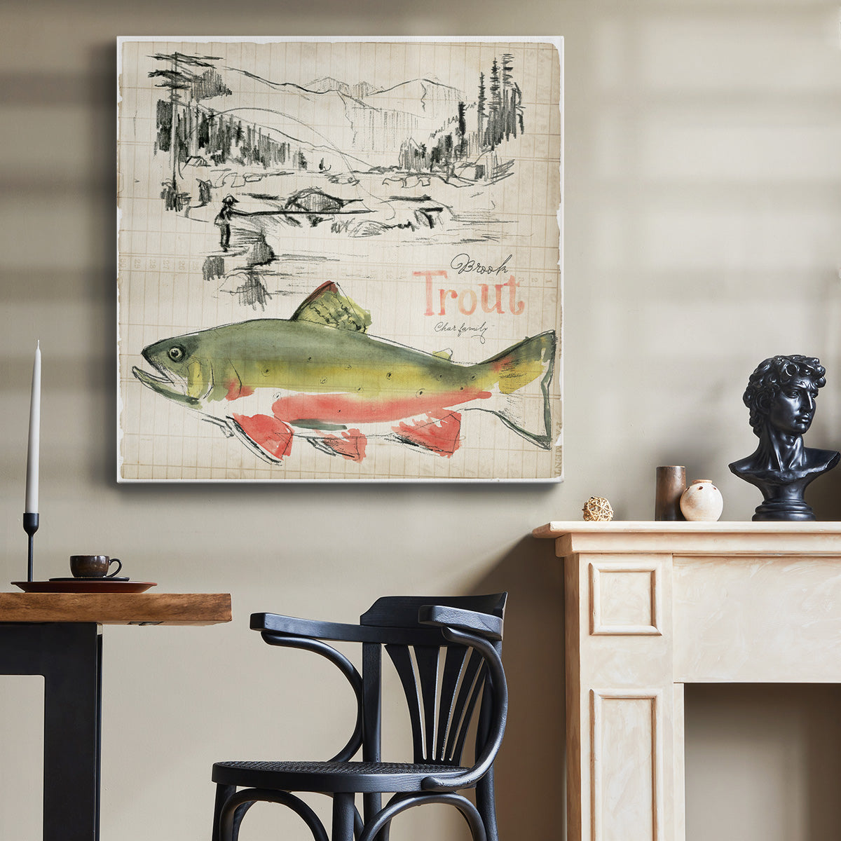 Trout Journal II-Premium Gallery Wrapped Canvas - Ready to Hang