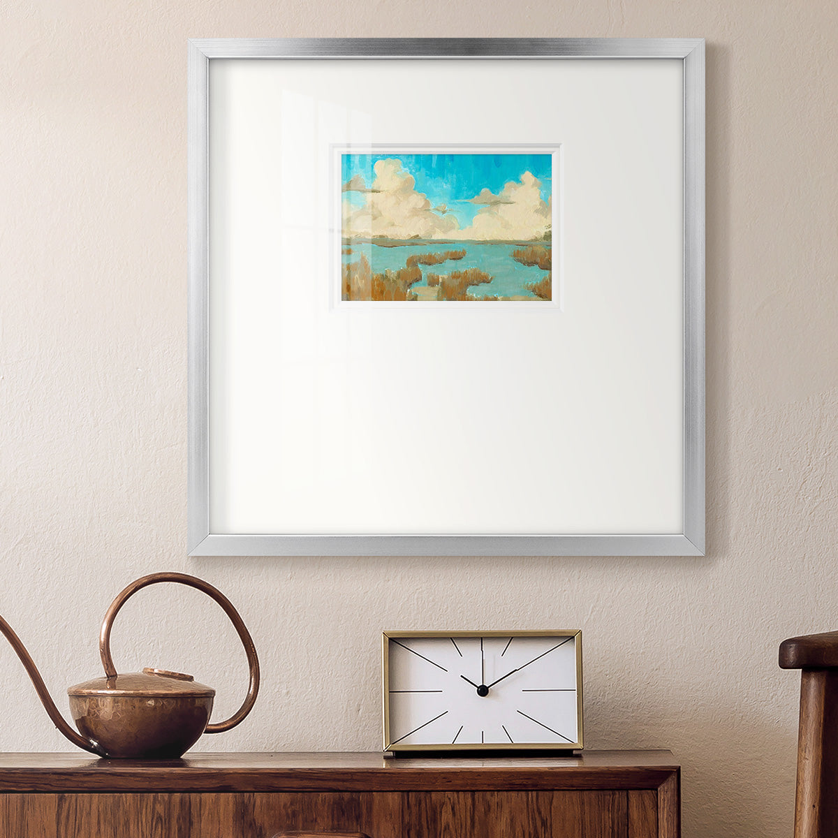 Fripp Island Water II Premium Framed Print Double Matboard