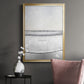 Serene Shore - Modern Framed Canvas Print