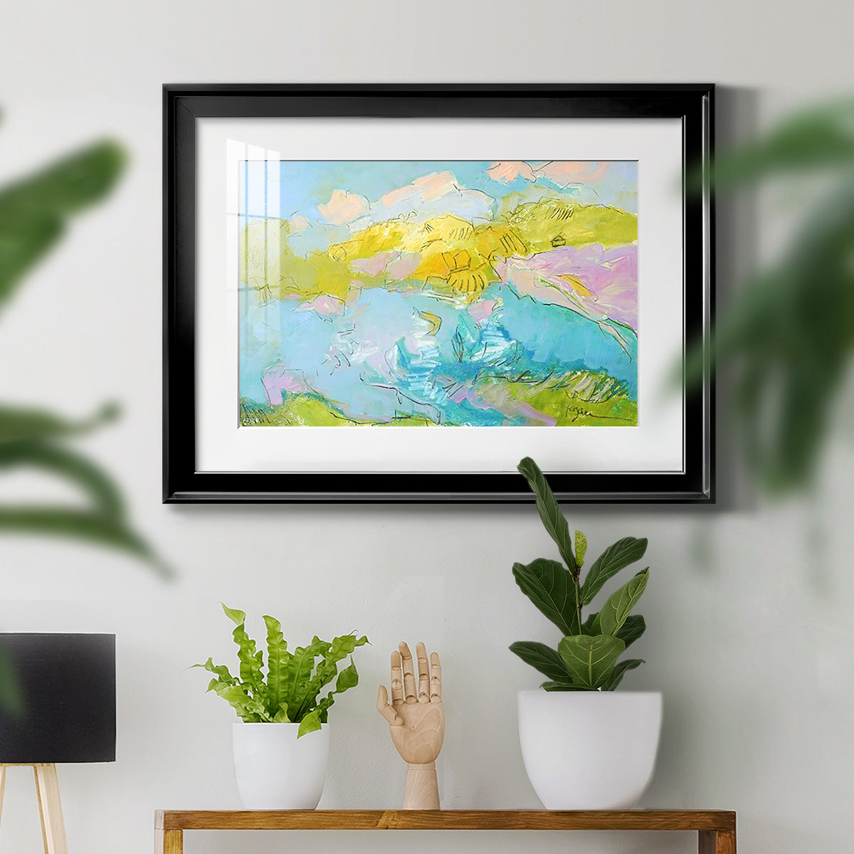 Learning to Fly Premium Framed Print - Ready to Hang