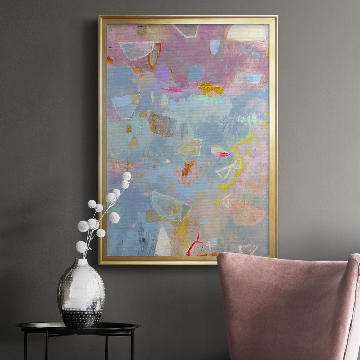 Whilst II - Modern Framed Canvas Print