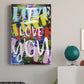 Graffiti Love II Premium Gallery Wrapped Canvas - Ready to Hang