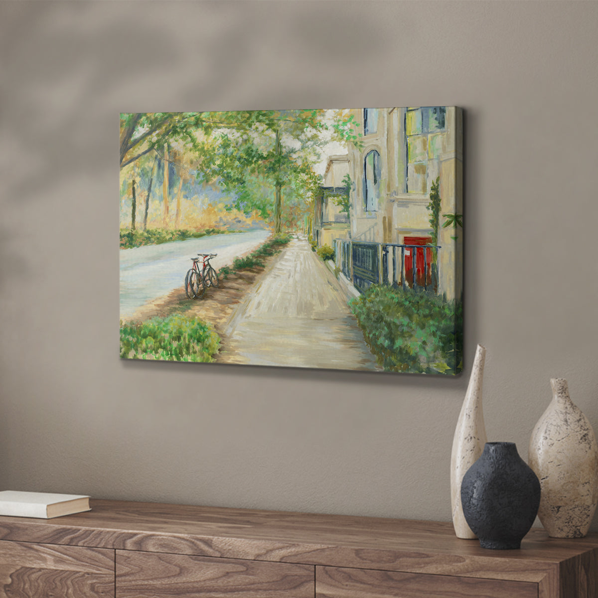 Sunny Side Of The Street - Canvas Art Print