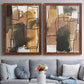 Retro Vibe I - Premium Framed Canvas 2 Piece Set - Ready to Hang