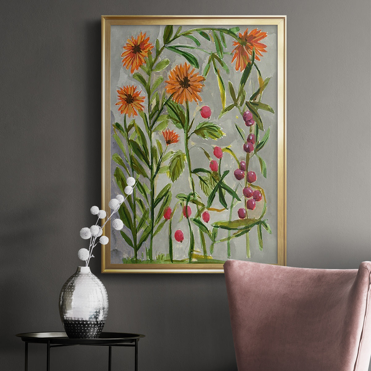 Dear Nature III - Modern Framed Canvas Print