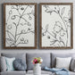 Botanical Sketch I   - Premium Framed Canvas 2 Piece Set - Ready to Hang