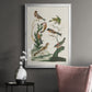 Antique Birds in Nature I - Modern Framed Canvas Print