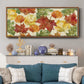 Autumn Leaves - Floater Framed Canvas Print