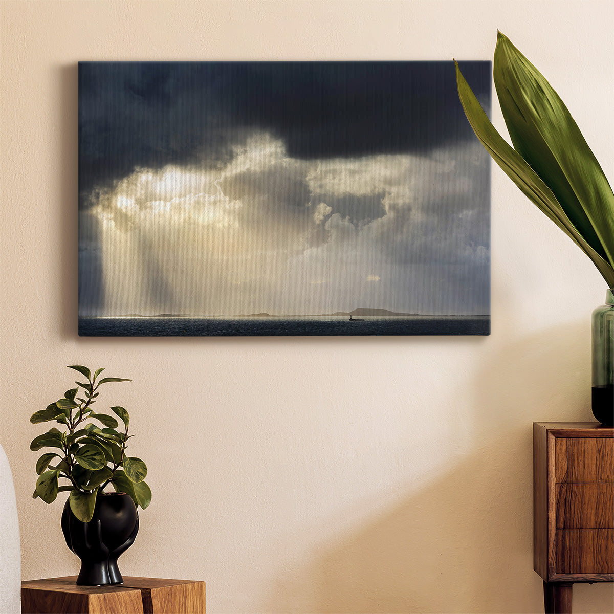 Rays of Light Premium Gallery Wrapped Canvas - Ready to Hang